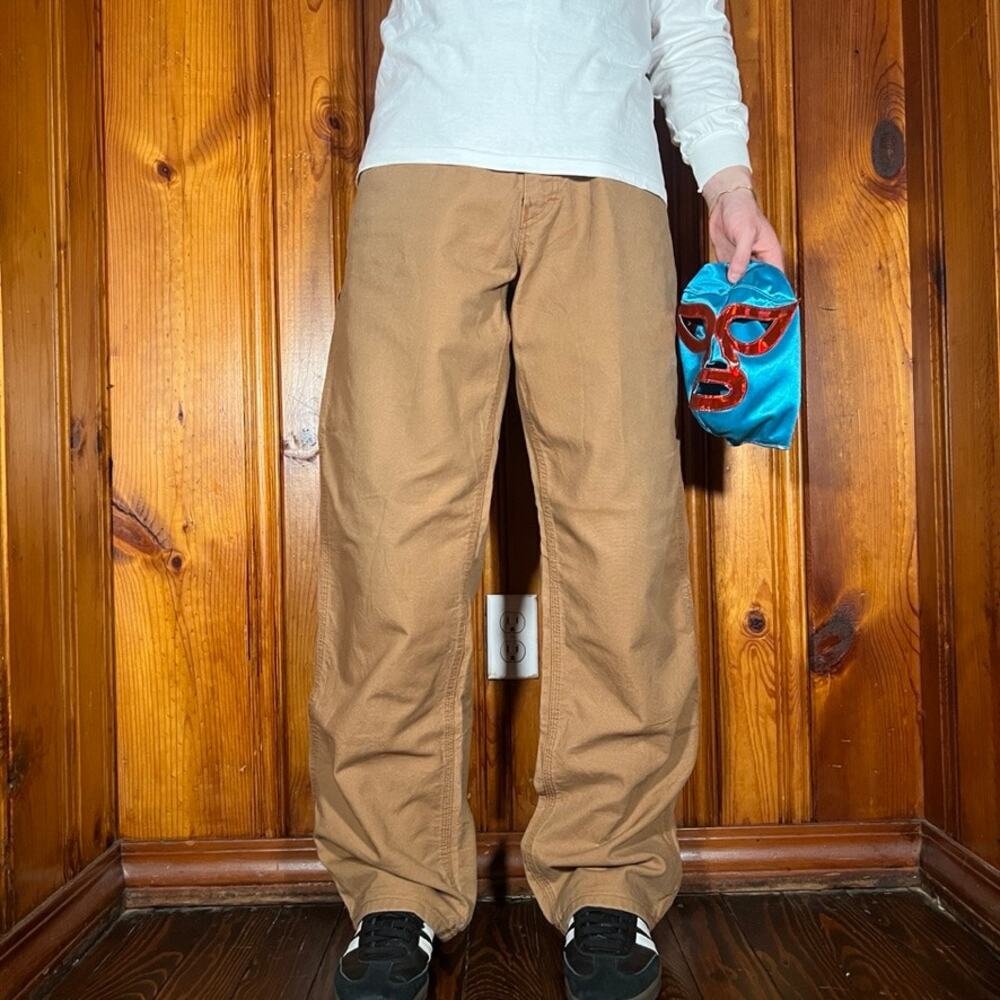 Tyndale 38x34 Workwear Carpenter Pants Brown Relaxed